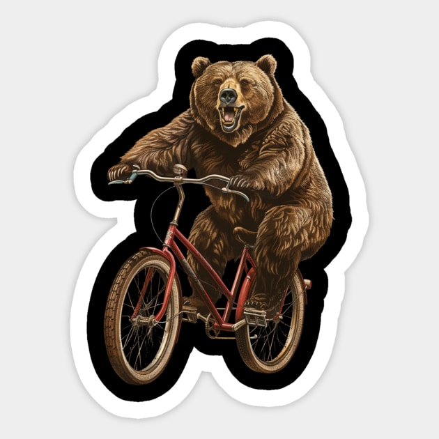 Grizzly Bear Hibernation Sticker by ElinvanWijland birds